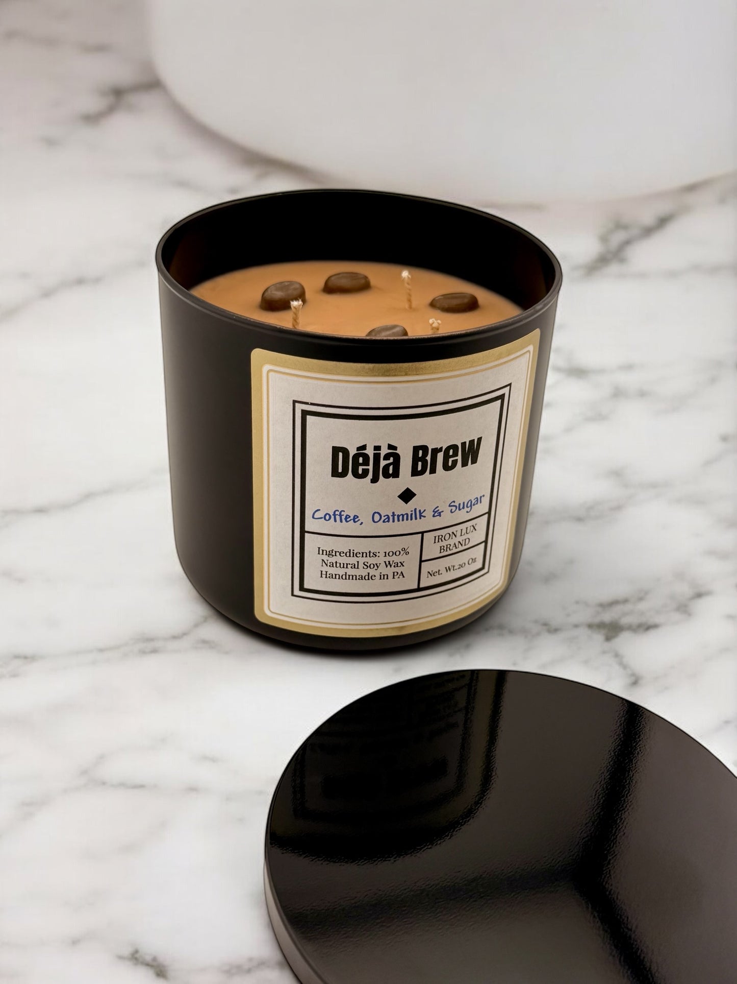 Deja Brew Premium 3 Wick Candle 20oz