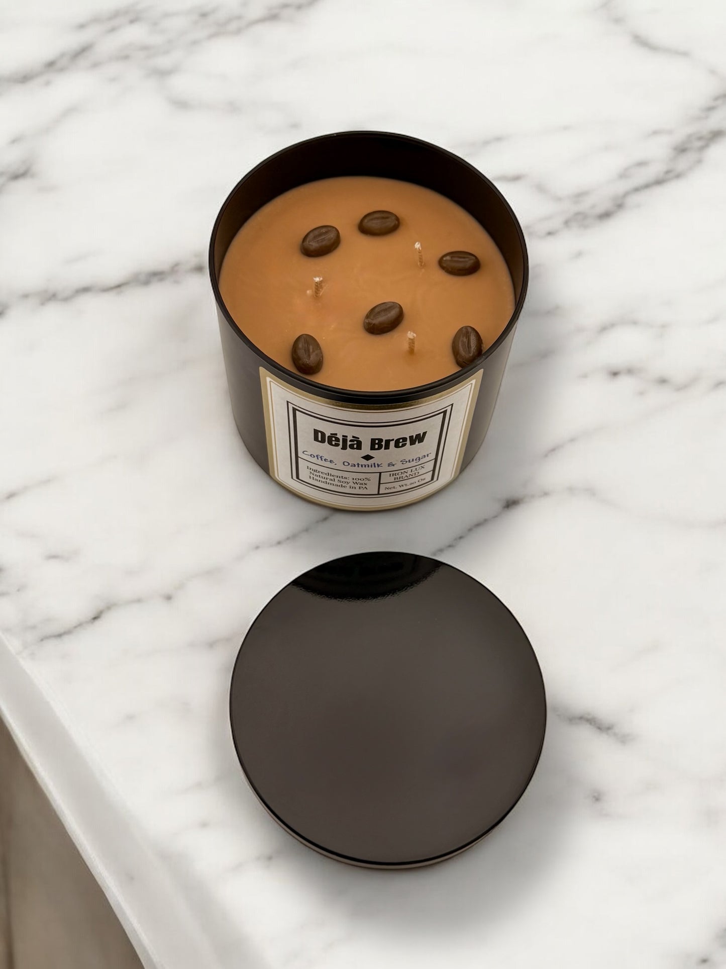 Deja Brew Premium 3 Wick Candle 20oz