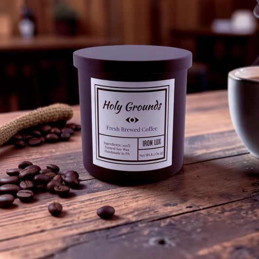 Holy Grounds Coffee Candle