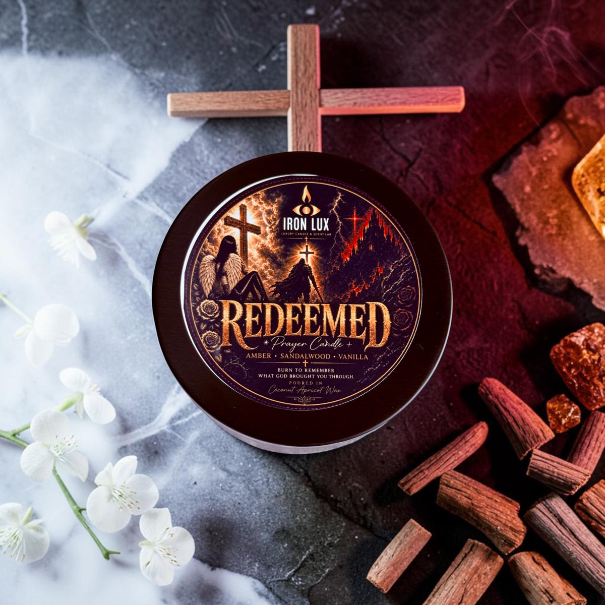 Redeemed Prayer Candle