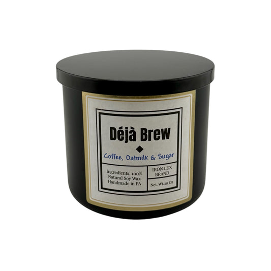 Deja Brew Premium 3 Wick Candle 20oz