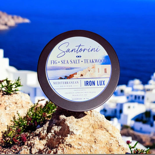 Santorini Candle (Travel Collection)
