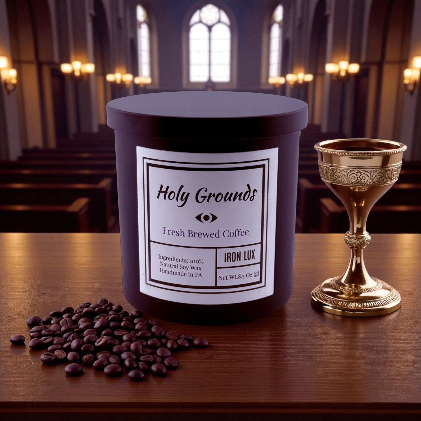 Holy Grounds Coffee Candle