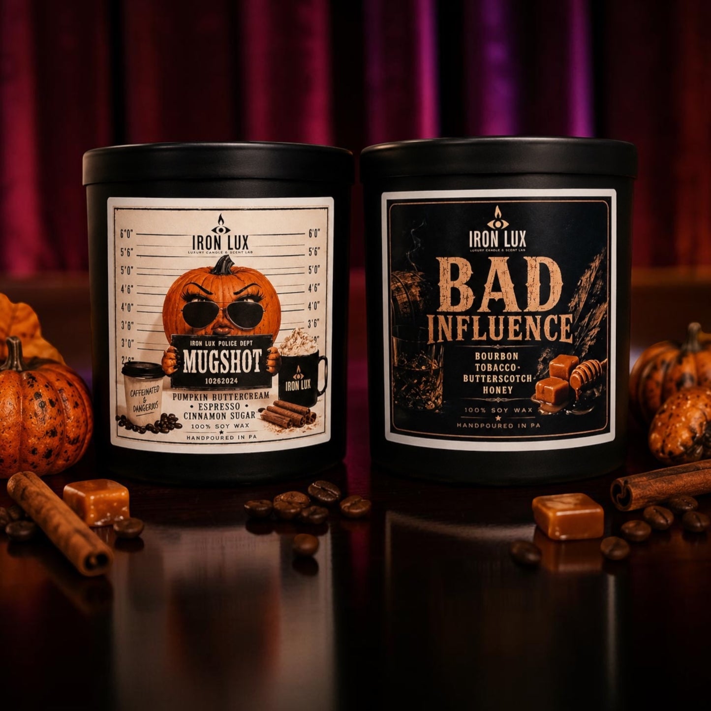Mug Shot + Bad Influence Candle Bundle