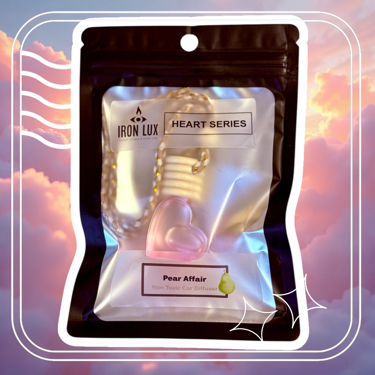 Pear Affair (Heart Series) Car Diffuser