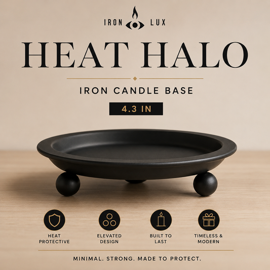 HEAT HALO Iron Candle Base
