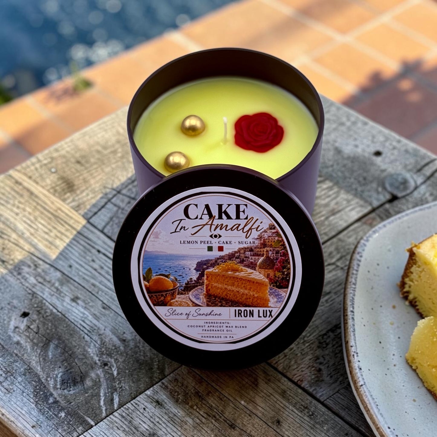 Cake In Amalfi Candle ( Travel Collection )